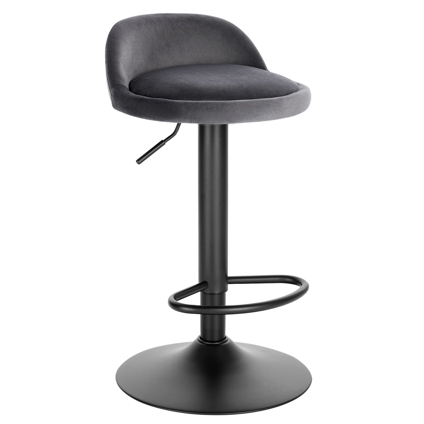 Chaise de Bar Industrielle en Velours - Style Industriel.co