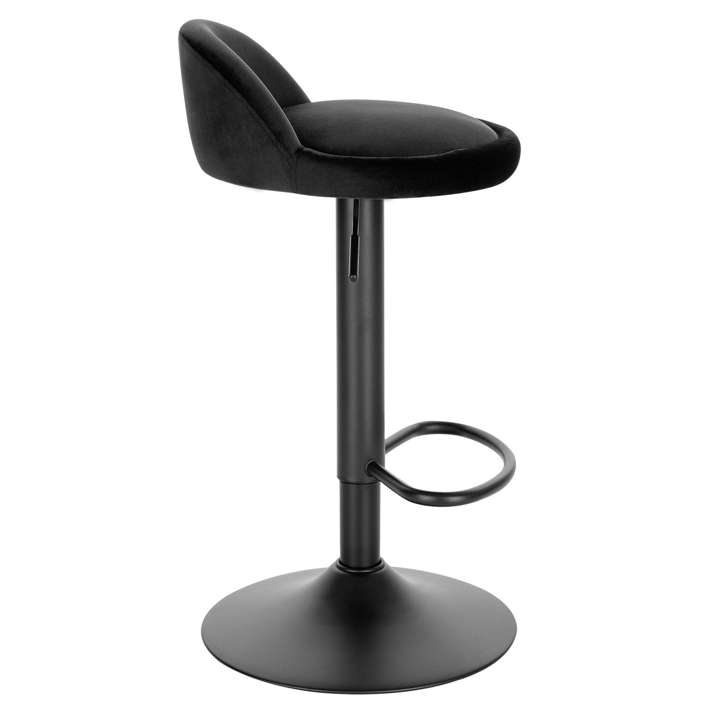 Chaise de Bar Industrielle en Velours - Style Industriel.co