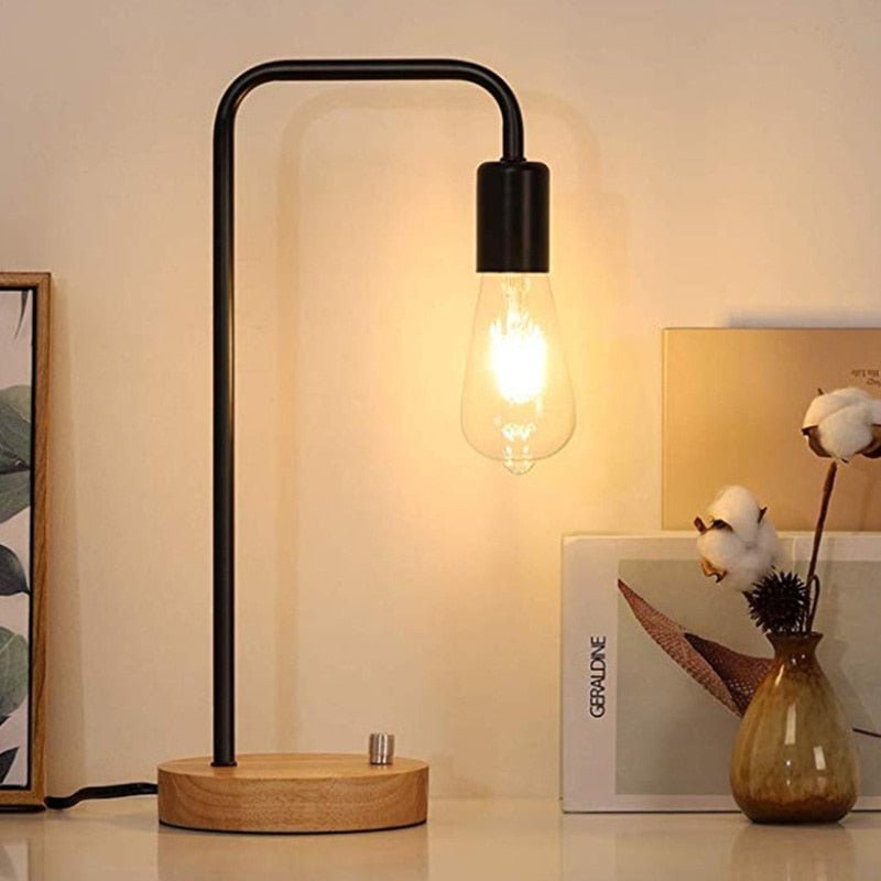 Lampe de Chevet Industrielle Moderne Noire - Style Industriel.co