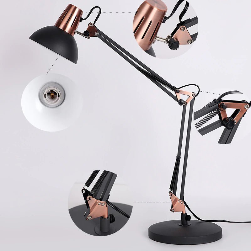 Lampe Industrielle sur Pied Articulable - Style Industriel.co