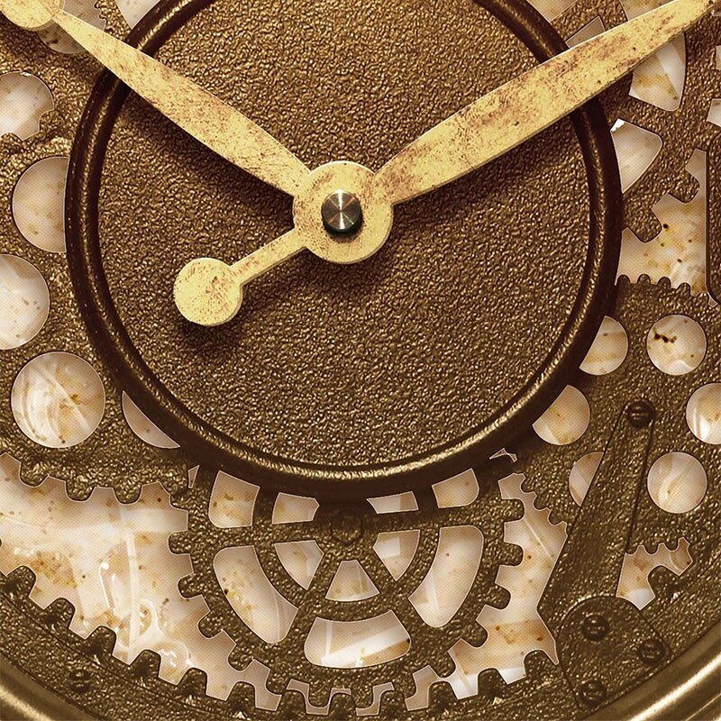 Papier peint industriel Horloge et Engrenage - Style Industriel.co
