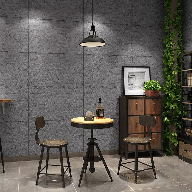 Papier Peint Style Industriel "Blocs Béton Gris" - Style Industriel.co