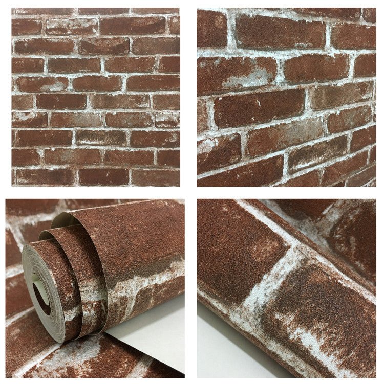 Papier Peint Style Industriel "Briques Rouges" - Style Industriel.co