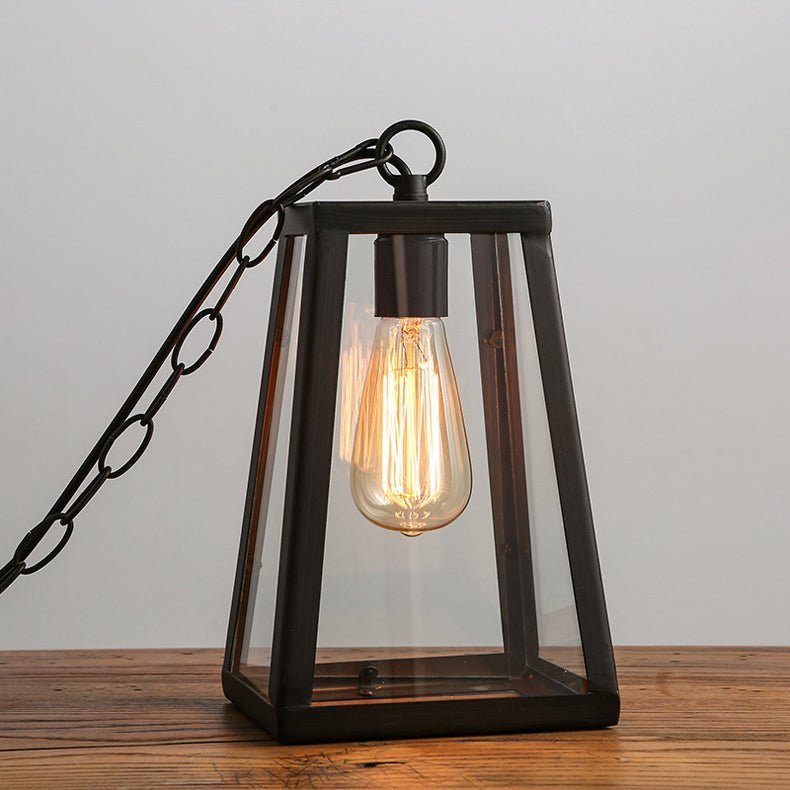 Suspension Industrielle Cage en Verre - Style Industriel.co