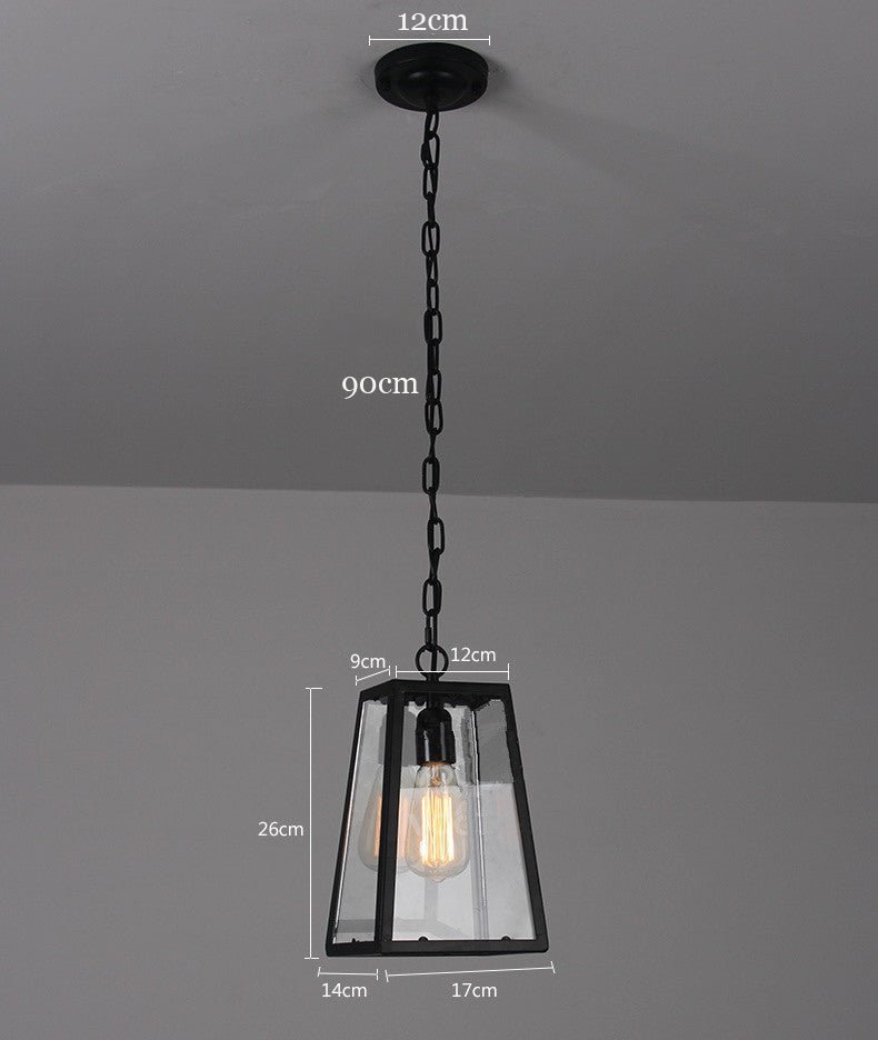 Suspension Industrielle Cage en Verre - Style Industriel.co