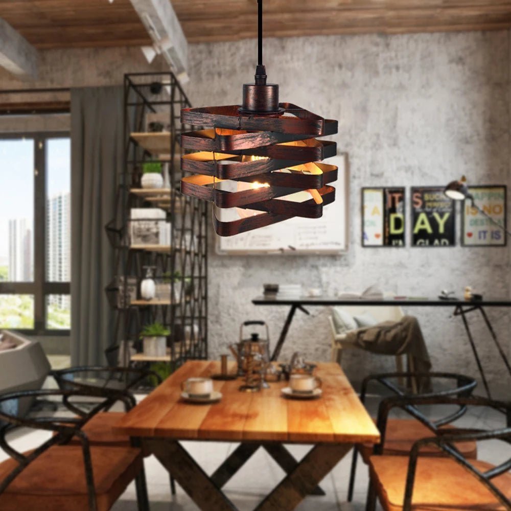Suspension Industrielle Ferraille Conceptuelle - Style Industriel.co