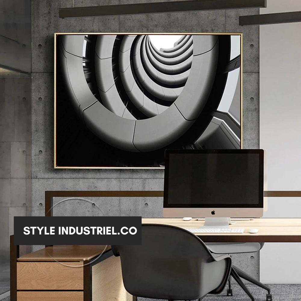 Tableau Industriel Batiment Moderne - Style Industriel.co