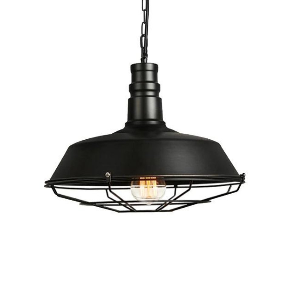 Abat Jour Industriel Vintage Noir - Style Industriel.co