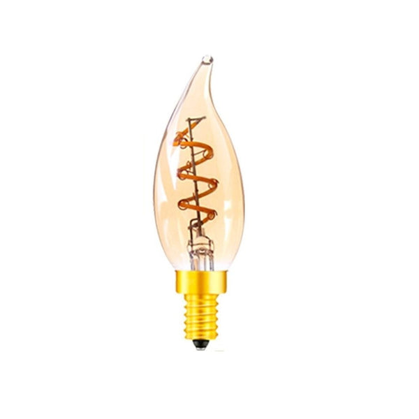 Ampoule Edison industrielle en verre soufflé et torsadé - Style Industriel.co
