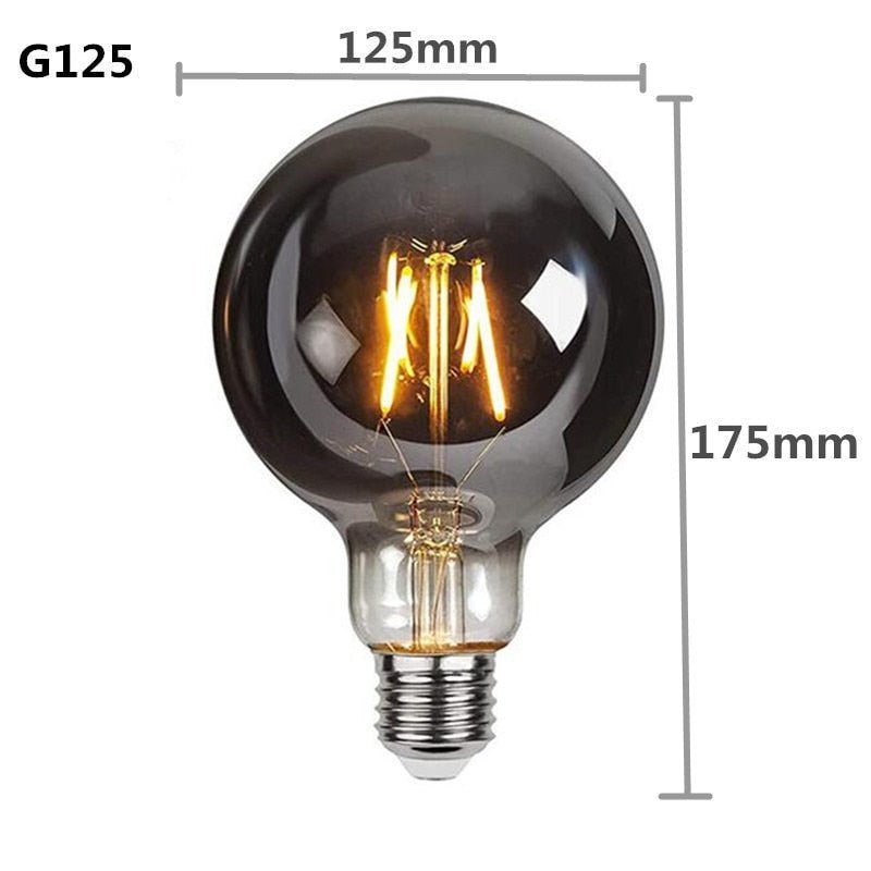 Ampoule Industrielle G125 Verre Fumé - Style Industriel.co