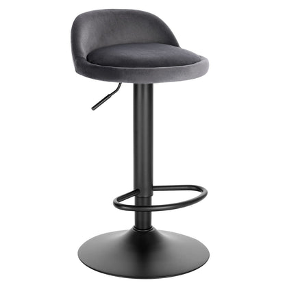 Chaise de Bar Industrielle en Velours - Style Industriel.co