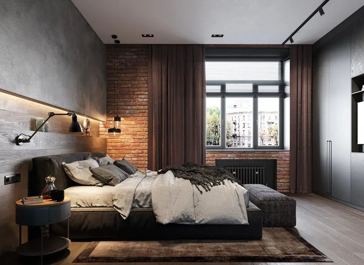 chambre style industriel