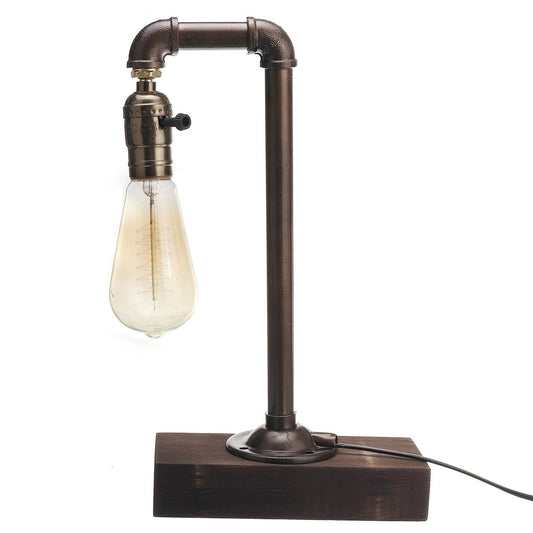 Lampe de Chevet Industrielle en Tuyauterie - Style Industriel.co