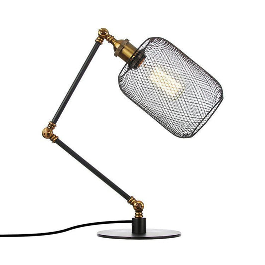 Lampe de Chevet Industrielle Grillage Fin - Style Industriel.co