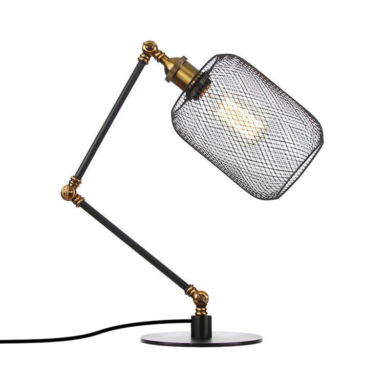 Lampe de Chevet Industrielle Grillage Fin - Style Industriel.co