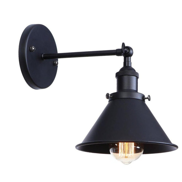 Lampe de Chevet Murale Industrielle Design Noire - Style Industriel.co