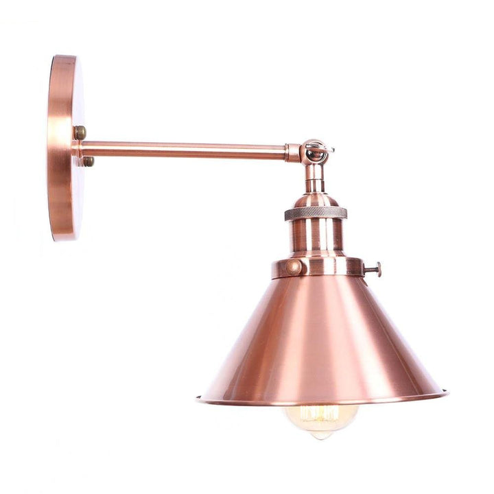 Lampe de Chevet Murale Industrielle Design Or Rose - Style Industriel.co
