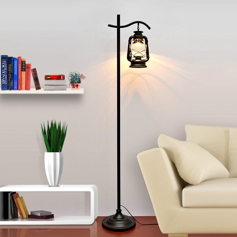 Lampe Industrielle Lanterne sur Pied - Style Industriel.co