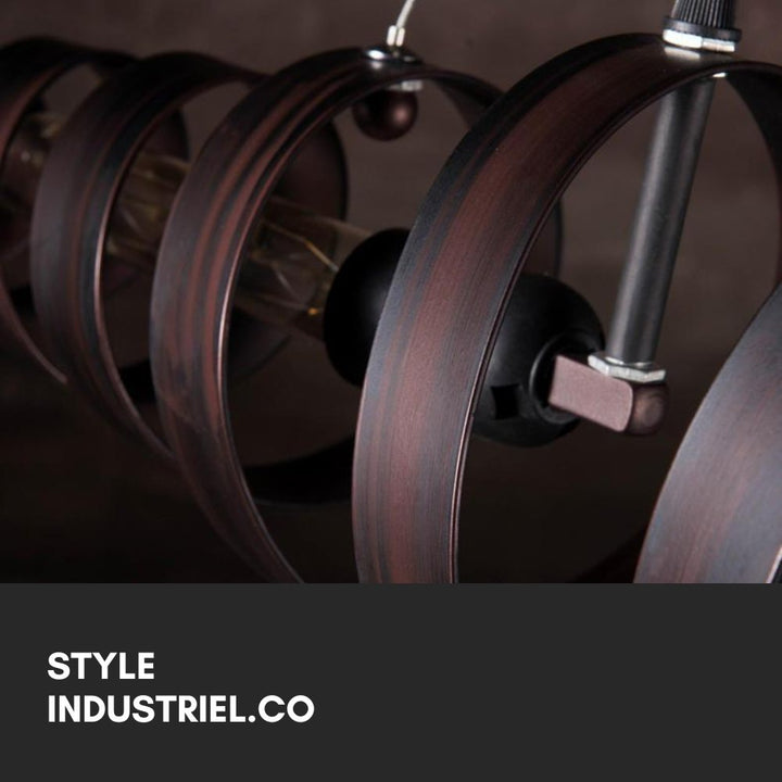 Lustre Industriel en Spirale - Style Industriel.co