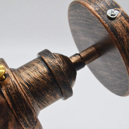Plafonnier Industriel Abat Jour Vintage Bronze - Style Industriel.co