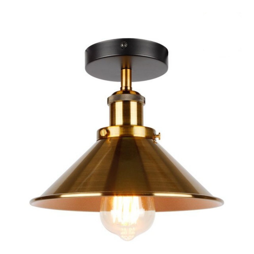 Plafonnier Industriel Design Or - Style Industriel.co