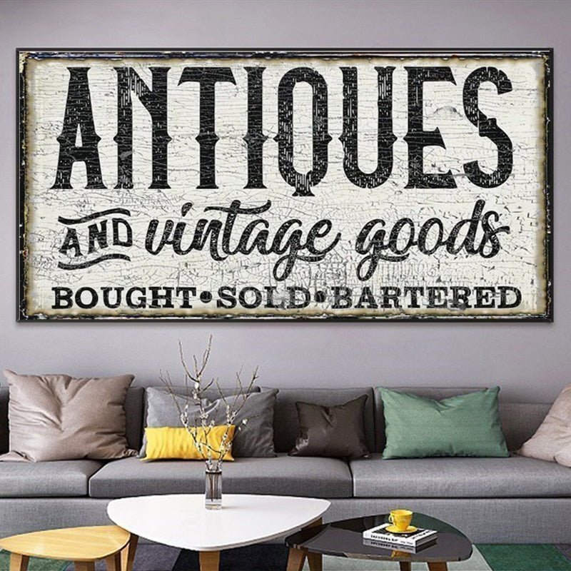 Tableau Industriel Vintage - Style Industriel.co